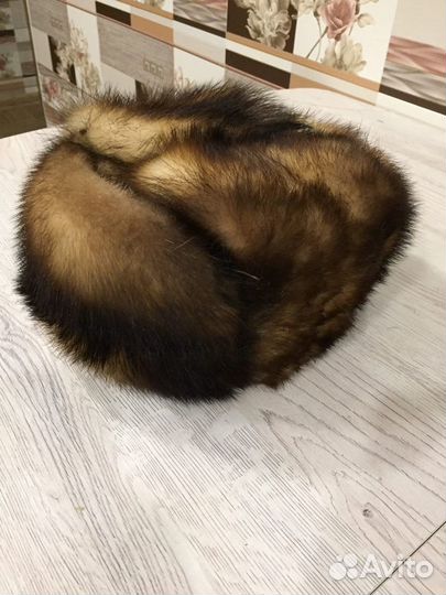 Шапка из хорька