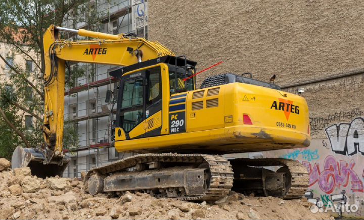 Стекло заднее на экскаватор Komatsu PC290
