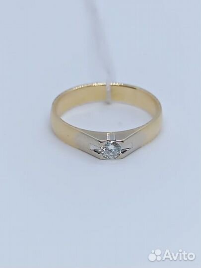 Золотое кольцо с камнем 16,5р