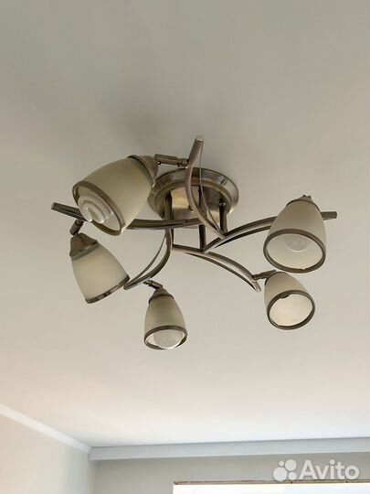 Люстра потолочная подвесная бу
