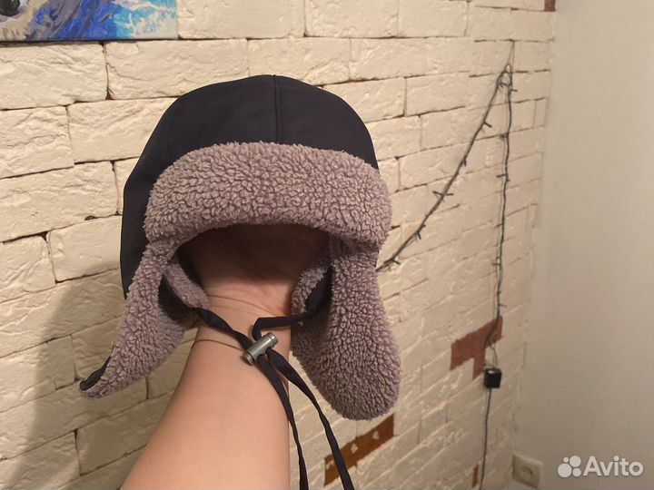 Новая зимняя детская шапка ушанка reima