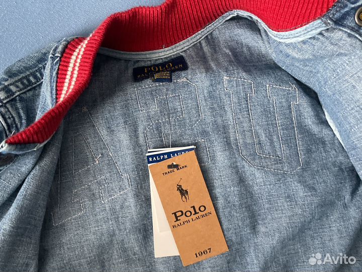 Джинсовая куртка для мальчика 104