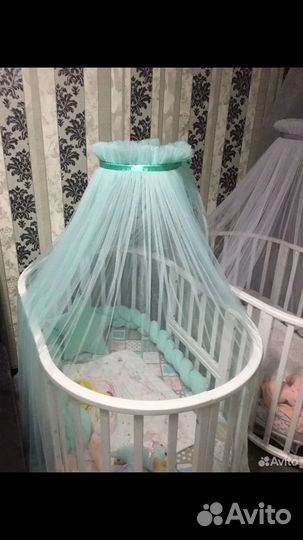 Балдахин в кроватку с держателем