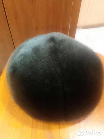 Меховая мужская кепка нерпа р-р59-60