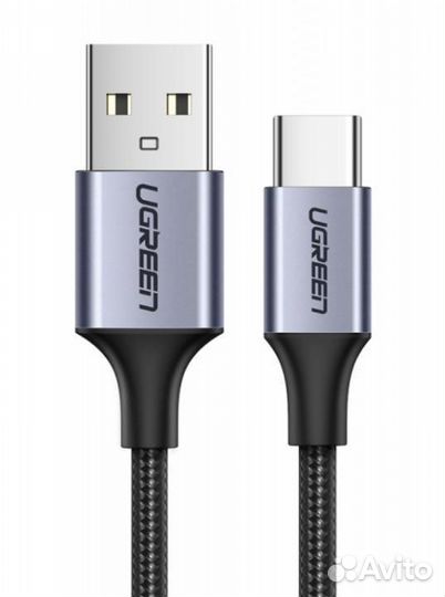 Кабель ugreen US288 0,5 m Black USB-A 2.0 to USB