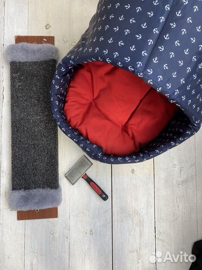 Домик для кошки с когтеточкой