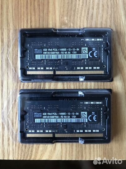 Оперативная память для аймака 2x4GB DDR3 SO-dimm