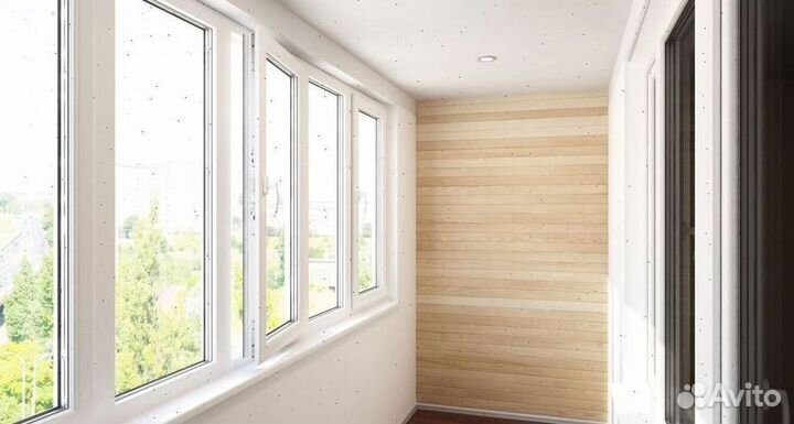 Пластиковый балкон Остекление балконов