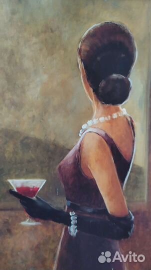 Картина с девушкой