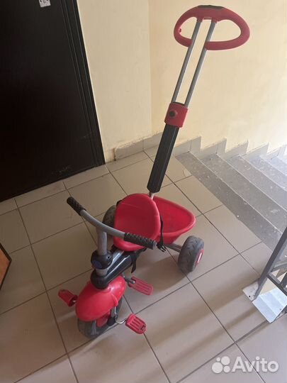 Велосипед трехколесный с ручкой