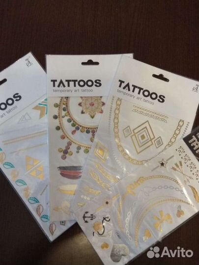 Тату переводки на тело