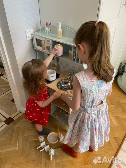 Посудка деревянная детская