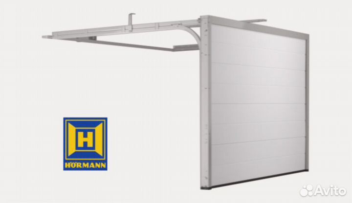 Ворота подъемные Хёрман (Herman) размеер 2,75 М на 2,124 М