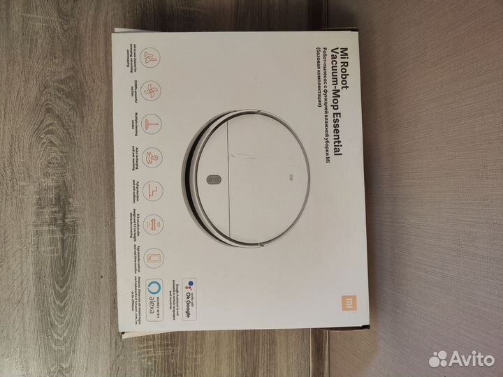 Робот пылесос xiaomi mi robot vacuum mop essential
