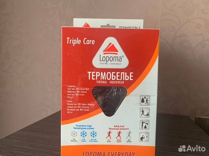 Комплект термобелья Lopoma Финляндия