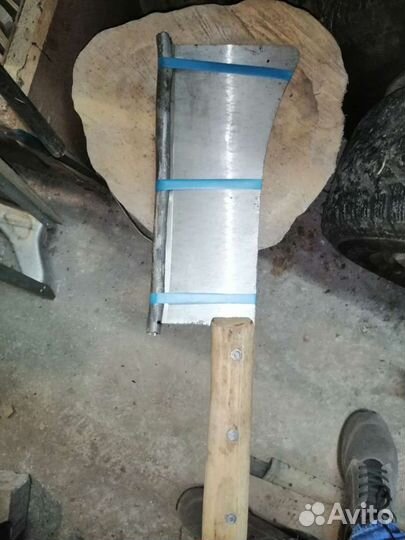 Тесак и колода для рубки мяса (новые)