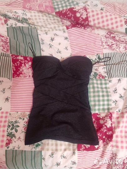 Топ женский черный