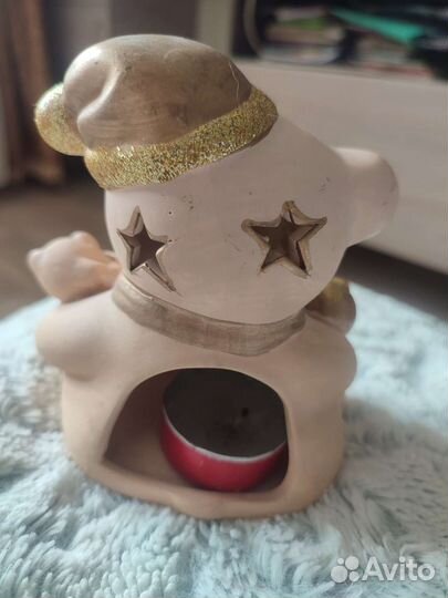 Декоративный подсвечник статуэтка