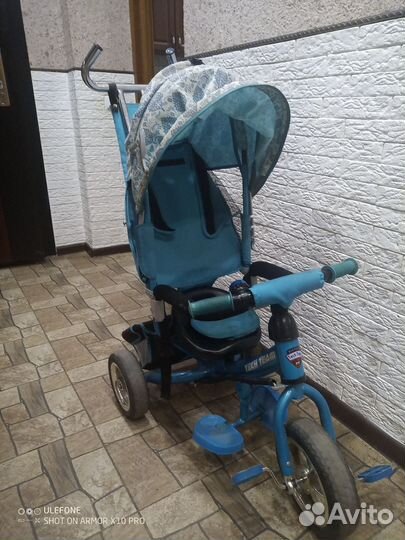 Велосипед коляска с ручкой
