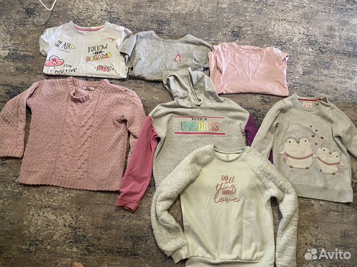 Вещи пакетом для девочки рост 140 146
