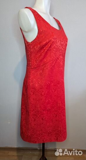 Платье нарядное праздничное красное 46-48