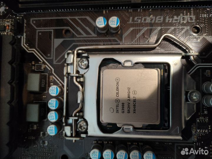 Материнская плата с процессором z270 a-pro + g3900