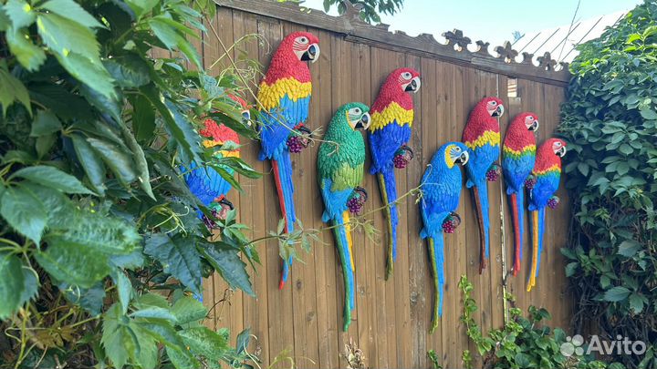 Садовая фигура попугай