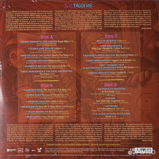 Сборник Soul Diggers 2LP (Франция 2021г.)