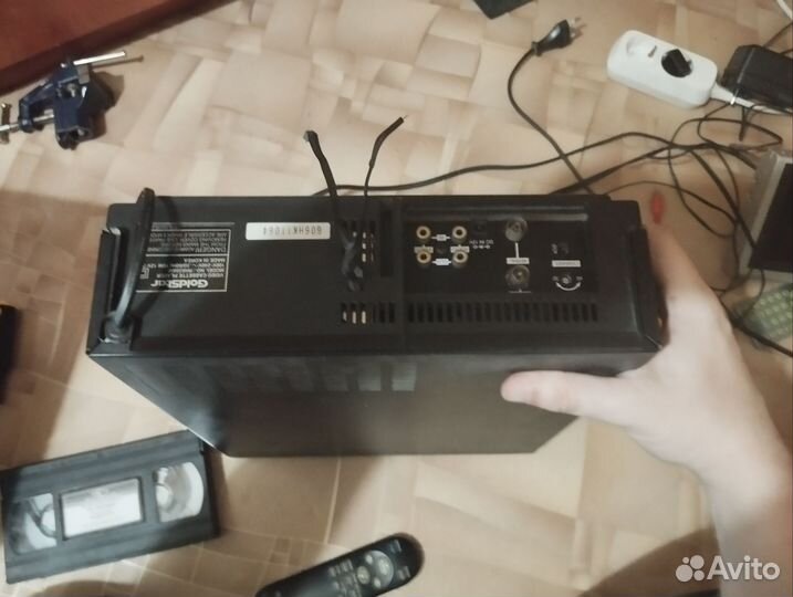 Видеомагнитофон GoldStar на запчасти или реставр