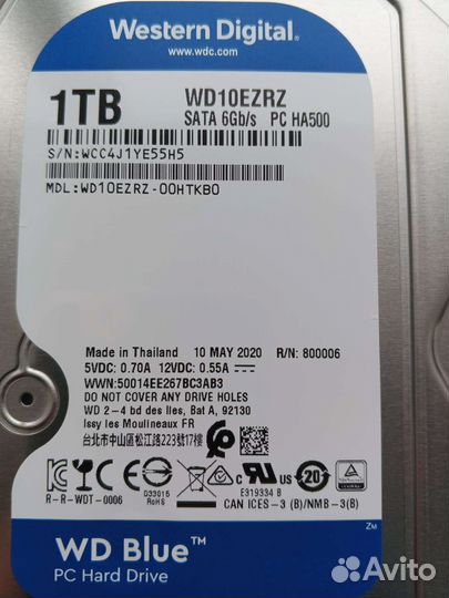 Жесткий диск 1 тб Western Digital