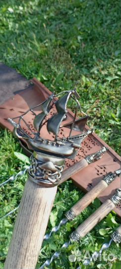 Набор из шампуров подарочный коллекционный сувенир