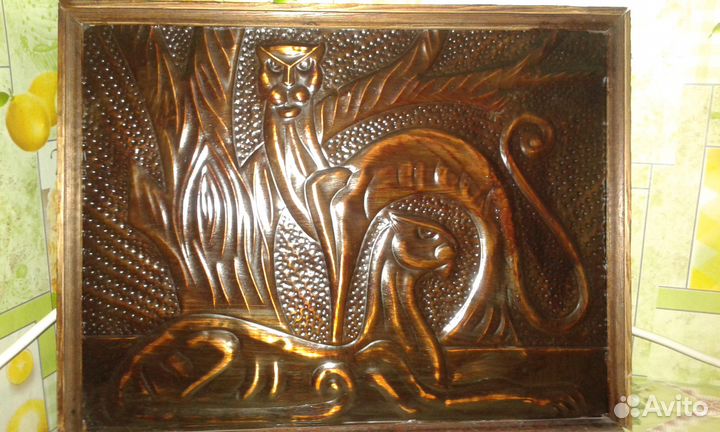 Картина чеканка времен СССР