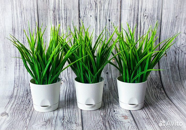 Искусственная трава осока новая 1 шт