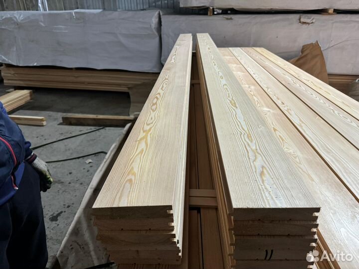 Доска половая шпунтованная лиственница