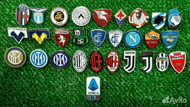 Значки футбольных клубов Италии