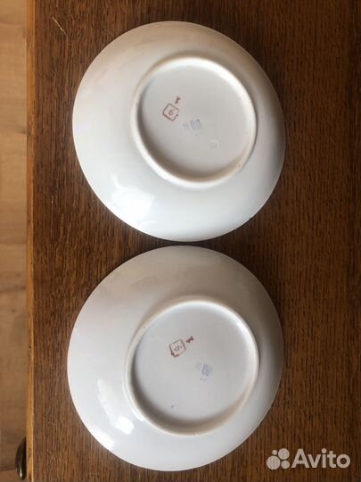 Блюдца старинные