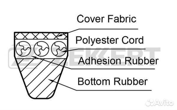 Ремень L200 Pajero Sport 2 Sportage VW