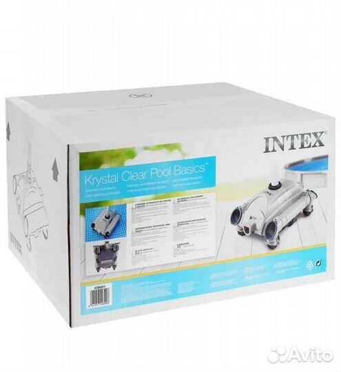 Подводный робот пылесос для бассейна 28001 Intex