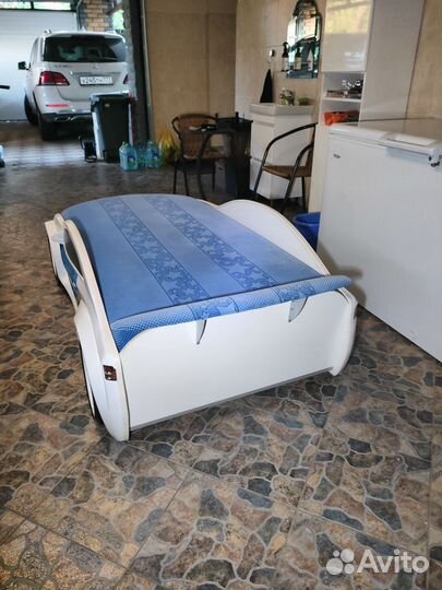 Кровать детская Mebelev машина Mercedes полиция