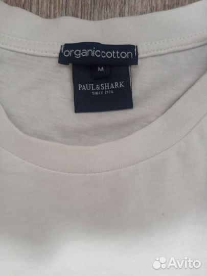 Футболка мужская paul shark белая