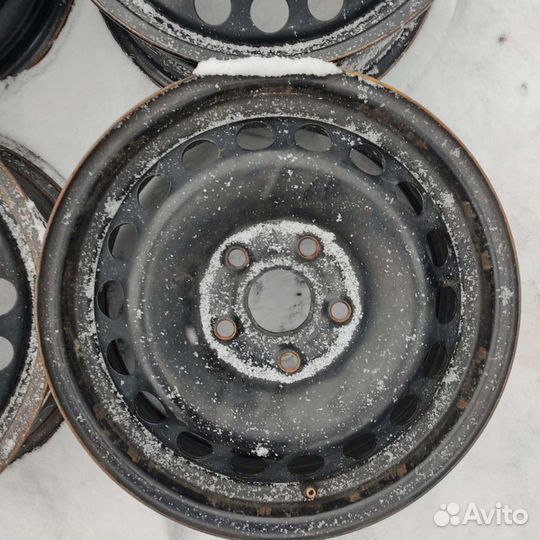 Диски Volkswagen, r15 штамп, 4 шт