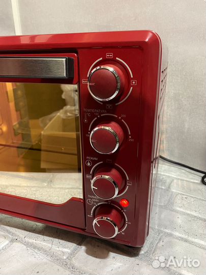 Мини-печь Avex TR 350 mrcl красная