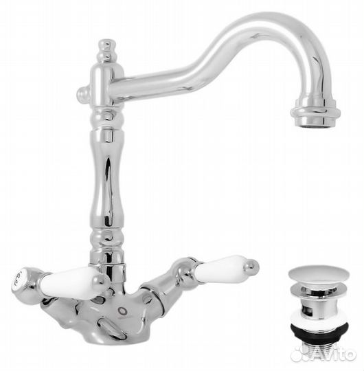 Смеситель для раковины Rav Slezak mk521.5/8 Хром