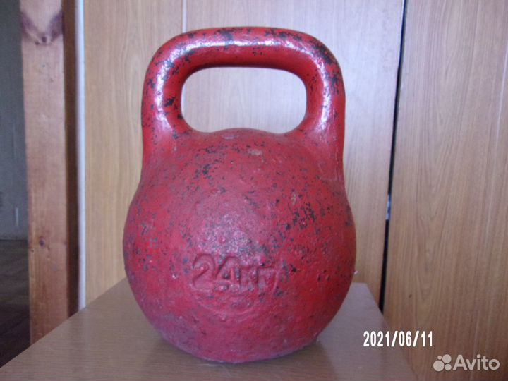 Гиря чугунная