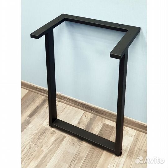 Подстолье устойчивое для стола 950 550 50х25 металлическое барное лофт с регулировкой высоты