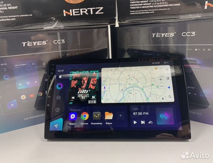 Магнитола на андройде Teyes 3/32 для Ford Focus