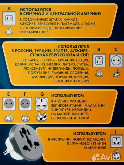Переходник с китайской розетки / переходник еврови