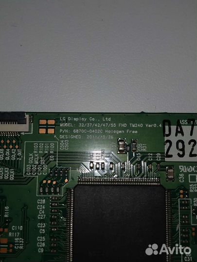 Плата tcon 6870C-0402C