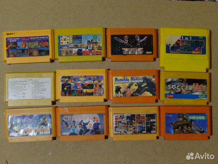 Картриджи Dendy, Sega, PlayStation б.у