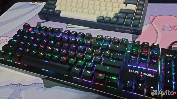 Механическая клавиатура dexp Black Sword RGB